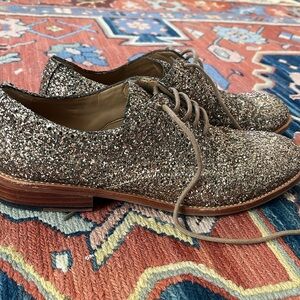 Banana Republic glitter Oxford shoes